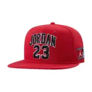 Jordan Jersey Kids Flat Brim SnapBack Cap - Red Hat - Brand New