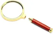 60mm Handheld 15X Magnifier Magnifying Glass Loupe Reading Jewelry Aid Big Large for Reading, Jewelry, and Craft Inspection