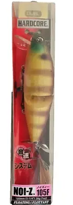 Duel Hardcore Noi-z 105 Floating, Matte Gold Bluegill, 5-1/4”, 1 oz, F1064-PFG