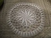 Beautiful NEW Hand Crocheted Doily Whirlwind HI-237