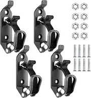 4Pcs Shovel Mount for Roof Rack, Metal Rubber Clamp Mounting Brackets Kit, Shovel Holder for Truck, Car Accessories for Boats,Military Equipment,Overlanding Gear, Quick Release Axe Tool Holder