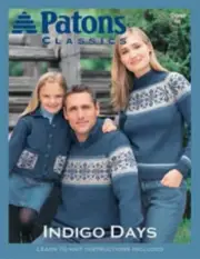 Indigo' Days Patons Pattern Book 500993