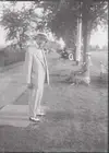 Steel Tycoon E. H. Gary Pausing at Polo Matches 1922 OLD PHOTO