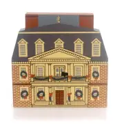 Cats Meow Village Shirley Plantation Virginia Christmas 1990 Pine Collectible