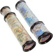 Gatuida Kaleidoscope Toy for Boys and Girls 2pcs Educational Toys Rotating Scope Safe Plastic Material Random Color