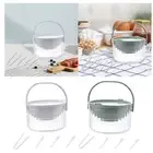 Salad Bowl Food Storage Container Multipurpose for Parties Serving Bowl for Food