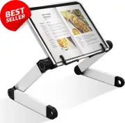 Adjustable Book Reading Stand Hands-Free Holder for Textbooks and Tablets