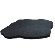 Flexon Slate Stone Rubber Stepping Stones, Set of 3