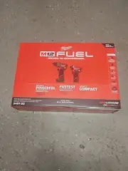 Milwaukee M12 FUEL 12V Brushless Hammer Drill Impact Driver Battery Kit 3497-22