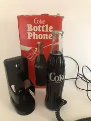 Vintage Coca-Cola Bottle Shape Phone 1983