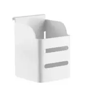 Brateck Pencil Cup Pen Slatwall Accessory Modular Heavy Duty Steel Storage White