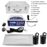 Home Use. Ionic Detox Foot Bath Spa Machine System Ion Aqua Cleanse w/ case