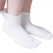 Stretch Tabi Socks with Non-Slip Sole – White Kimono Yukata Footwear