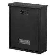 Locking Mailbox Wall Mount, Wall Mounted Mailbox with Combination Lock, Large...