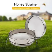 Honey Seive Stainless Steel Double-layer Strainer Honey Harvesting Filter