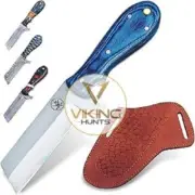 Handmade Sharp Bull Cutter Knife, EDC Fixed Blade Knife, Full Tang Cowboy Knife