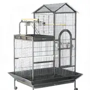 YES4PETS 160cm XL Bird Cage Pet Parrot Aviary Perch Castor Wheels