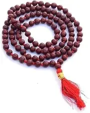 [Generic] Indian Pure Red Sandalwood Mala & Bag
