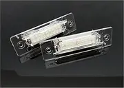 FIQOME 2x LED Licence Number Plate Light White Canbus, for 968 911, for Carrera, 964 993 996 GT Boxster 986 Car Number Plate Led Light