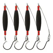 Achieve More Hits with 4 Soft Steel Leader Wire Float Rig Fishing Bobbers