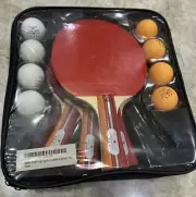 NIBIRU SPORT Ping Pong Paddle Set Professional Table Tennis Rackets Balls, NEW