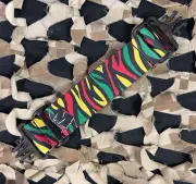 NEW KM Paintball Grill Goggle Strap - Tiger Rasta