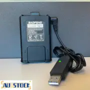 NEW BAOFENG Extended 3800mAh Battery for UV-5R UV-5R Plus BF-8F +Cable