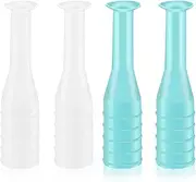 Contact Lens Remover Plunger Lens Remover for Soft Hard Lenses Contact Lens Handler Green and White 4 PCS