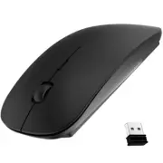 2.4GHz Wireless Mouse For MacBook Pro Air Laptop PC Comfortable Slim Plugin & Go
