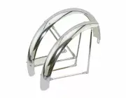 NEW! 24" LOWRIDER CLASSIC ADJUSTABLE BALLON FENDER SET IN CHROME.