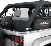 100J75-B Black Side Storage Bags for Jeep Wrangler JK (4-Door), Black, Set of 2