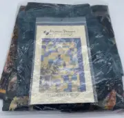 Atkinson Designs YELLOW BRICK ROAD Quilt Kit Animal Print Yellow Blue Purple