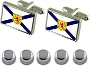 [Select Gifts] Shirt Dress Studs Nova Scotia Flag Cufflinks