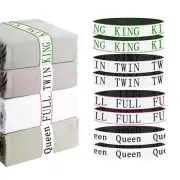 Bed Sheet Organizer Bands - Sheet Straps for King, Twin, Full, Queen - 8 Piec...