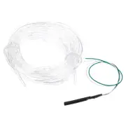 2.5mm 4m PMMA Side Glow Fiber Optic Cable Kit with 12V 0.1W Testing LED Light