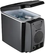 12V car fridge - Power Drink Cooler | Metal Car Camping Fridge, Car Fridge Chiller Refrigerator, Portable Thermoelectric Refrigerator Chiller for Bedrooms, Offices, Skincare