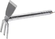 Tiller for Easy Soil Turning Garden Rake with Handle Weeding Pendulum Hoe with Handle Weeding Hoe with Handle Garden Hoe