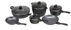 Pyrolux Pyrostone 6pc Cookware Set Black