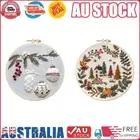 Holly Bauble Cotton Stamped Embroidery Cross Stitch DIY Needlepoint Kit25x25cm