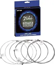 Daseeme Electric Guitar Strings - Nickel Wound Hexagon Alloy, Bright Tone, Corrosion Resistant, Extra Light (.009-.042) 6-String Set