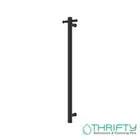 Oliveri Venice Stainless Steel Heated Vertical Towel Rail Matte Black