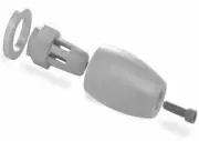Martyr CMPNEZC08, Zinc Alloy Propeller Nut Anode Assembly E-Complete (1 NC 8 ...