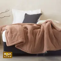 在飛比找momo購物網優惠-【HOLA】WARM TOUCH石墨烯毛絨雙面毯雙人 米棕