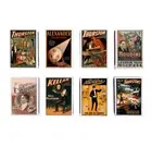 Set of 8 Match Boxes MAGIC SHOW poster Vintage Style Matchbox Holder box