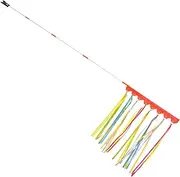 MUSISALY 1 Set Bicycle Safety Flag Dirt Bike Flagpole Bikes Reflective Safety Flags Kayak Flag Wheelchair Flag Bicycle Flags with Pole for Safety Adult Atv Flags Stroller Flag Glass Fiber