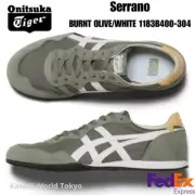 Onitsuka Tiger SERRANO BURNT OLIVE / WHITE 1183B400 304 UNISEX NEW! F/S