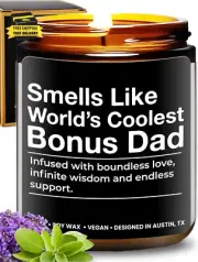 World'S Coolest Bonus Dad Candle, Unique Sentimental Father'S Day & Birthday Gif
