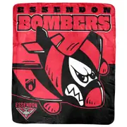 AFL - Essendon Bombers - Coral Fleece Rug