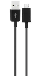 OEM New Samsung Galaxy Original Micro USB Fast Charger Data USB Cable 5ft Black