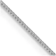 [JewelryWeb] 14k Gold Wg .5mm Box With Spring-Ring Clasp Chain Necklace Chain-Necklace